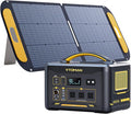 VTOMAN Jump 1800 Portable Power Station with 110W Solar Panel 1548Wh LFP Battery 1800W AC Outlets (3600W Peak) /100W USB-C Output Fast Charge Large Solar Generator for for Outdoor Camping Backup