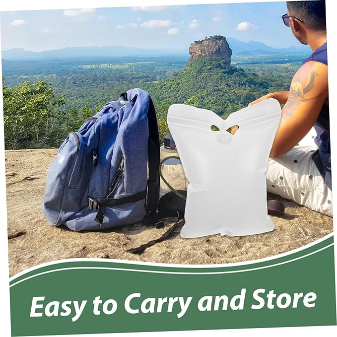 Portable Camping Shower Bag with Water Tube Large Capacity Outdoor Showers for Hiking Trekking and Emergency Use Lightweight Foldable Shower Pouches Material Easy Water Flow Control