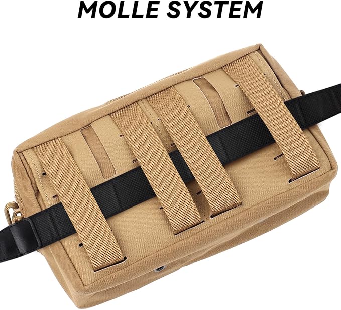 Small Tool Pouch Zipper Bag Molle Pouch General Purpose (GP) Pouch Pouch Organizer Multipurpose Storage Pouch