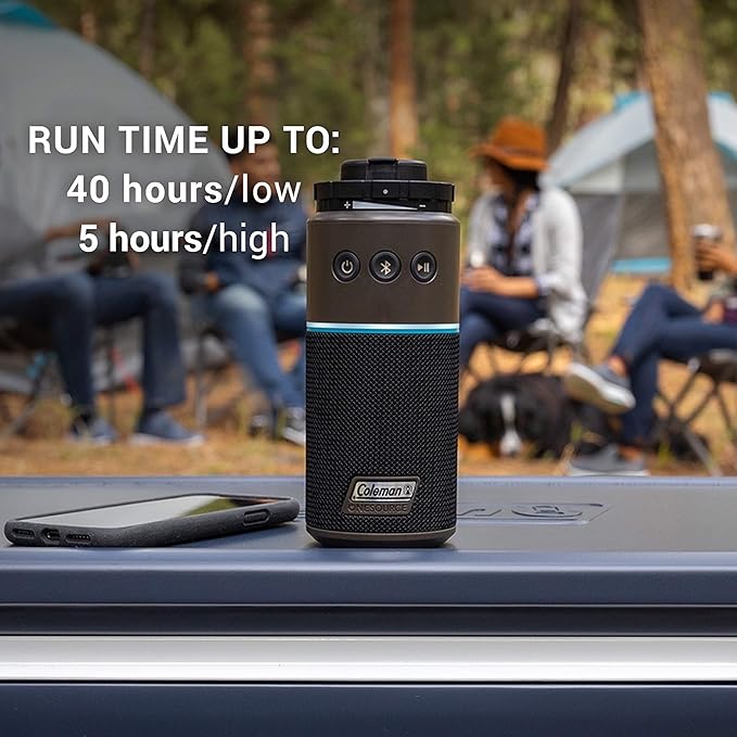 Coleman OneSource Rechargeable Outdoor Camping Gear: Camp Shower Cordless Vacuum Fan Speaker &amp Air Pump Options with Included Rechargeable Battery