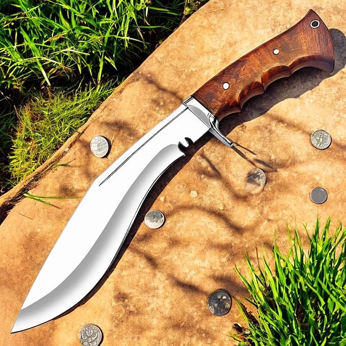 Poshland Fixed Blade Hunting Knife. Sturdy knife to last long fully hand-made with sheath included has been designed for exceptional performance - Survival Camping Tactical and Outdoor Knife