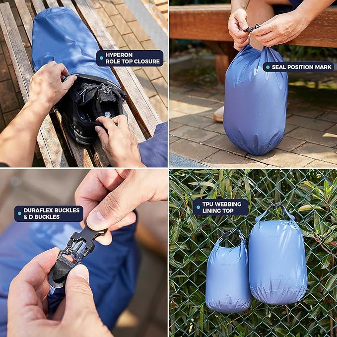 Bee Nesting Waterproof Dry Bag Lightweight Dry Sack Marine Dry Bags Suitable for swimmingkayakingrafting boating surfing outdoor travel mountaineeringhiking