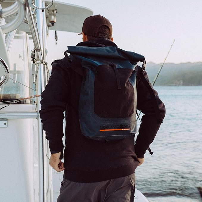 Grundéns Bootlegger Roll Top Backpack Waterproof 30L Dark Navy