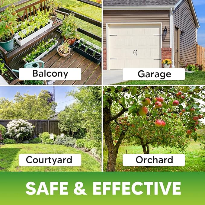 Snake Repellent for Yard Snake Deterrent Outdoor Snake Away Repellent for Garden/Lawn Backyard Snake Repellent Covers 120 Sq Ft Lasts Up to 60 Days 8Packs
