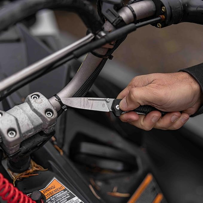 Gerber Gear Zilch Pocket Knife with 3.1 Plain Edge Blade Folding Knife with Clip Lightweight EDC Gear and Equipment