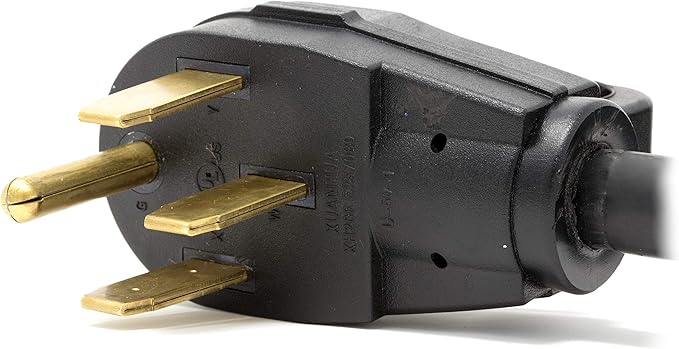 WEN PC1550 15 ft. 10-Gauge Transfer-Switch-Ready Generator Adapter Extension Cord with Light-Up Plug (converts 50A 14-50P to 30A L14-30R)