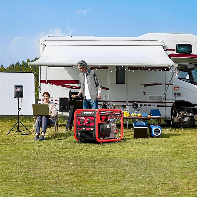 AMERISUN 4500 Watt Inverter Portable Generator With CO Protection RV Ready (AL5040C)