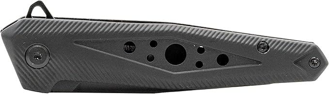 Smith &amp Wesson M&ampP 7in High Carbon S.S. Ultra-Glide Folding Knife with 3in Tanto Blade and Rubberized Aluminum Handle for Outdoor Survival Camping and EDC
