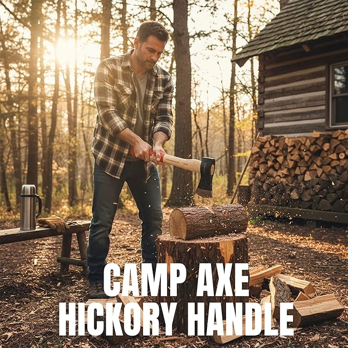 SZCO Watchfire 16 Camp Axe Hickory Handle