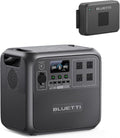 BLUETTI AC180 Portable Power Station &amp Charger 2 (Ships Separately) 1152Wh LFP Backup 1200W Alternator Charger for Solar Generator 2.4 H Full Charge via Car Ideal for Road Trips Off-grid Use