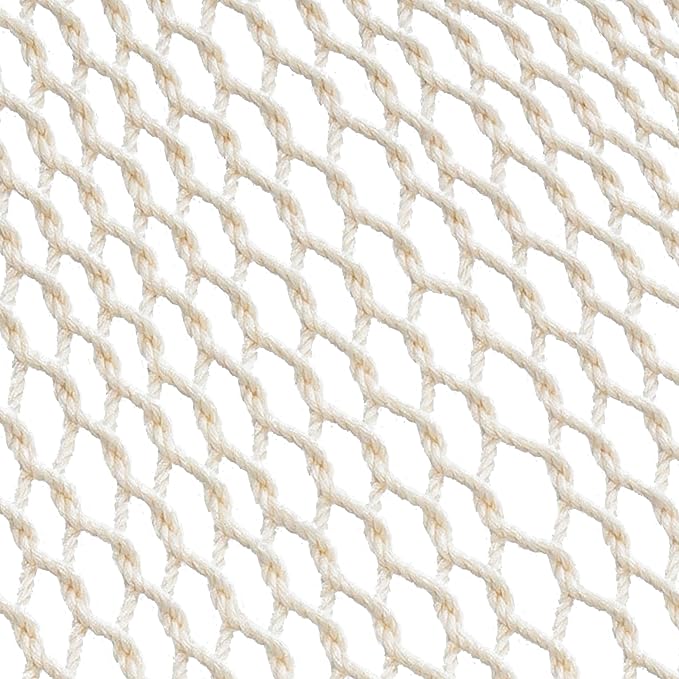 Lazy Daze Hammocks 10.5 FT Double 2 Person Caribbean Rope Hammock Hand Woven Polyester Hammock with Spreader Bars for Outside Outdoor Backyard Patio Poolside 450 LBS Capacity Cream