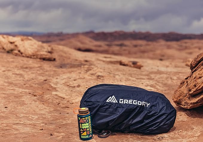 Gregory 80L-110L Waterproof Raincover for Backpacking/Hiking Bags Obsidian Black