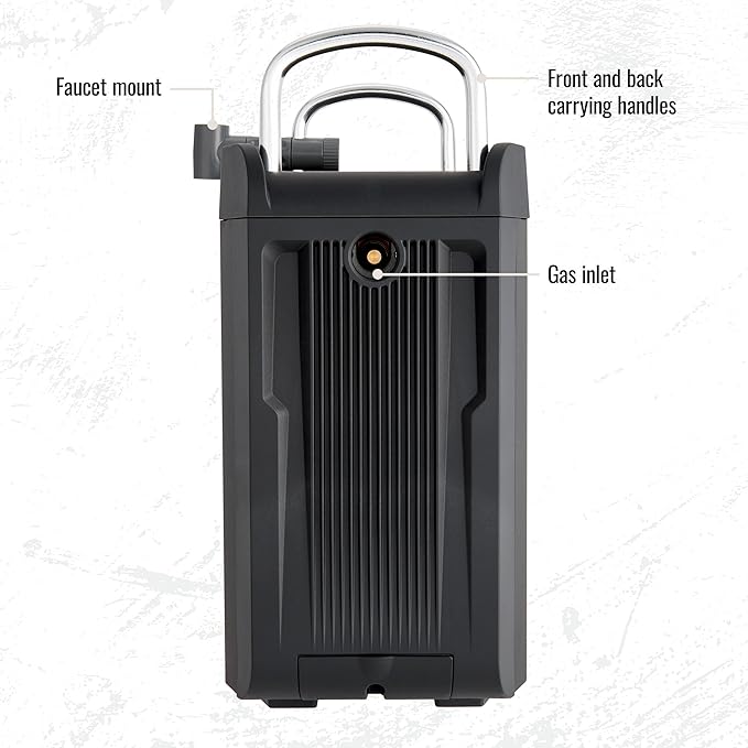 Hike Crew Propane Water Heater &amp Shower Pump | Rechargeable Portable Outdoor Water System w/Shower Head Attachment for Instant Hot Water While Camping Hiking Glamping &amp Vacationing