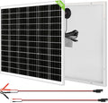 Solar Panel Kit 50W 24V Solar Battery Trickle Charger Maintainer with Upgrade PWM Controller and SAE Cable Waterproof Solar Charger for 24V Car RV Marine Truck Boat Motorcycle ATV Rechargeable Battery