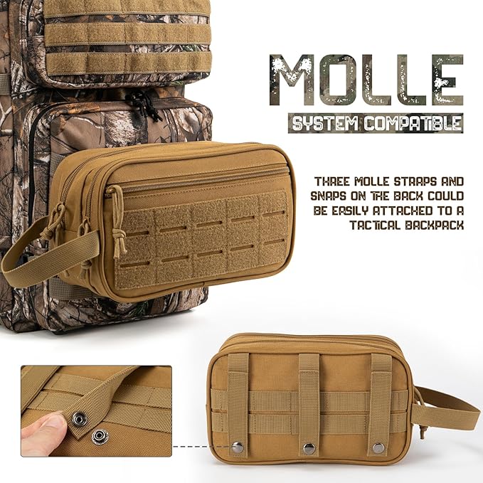QT&ampQY 45L Tactical backpack Tactical Toiletry Bag