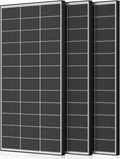Bifacial 300W Solar Panel 25% High Efficiency with N-Type 18BB Cells Capture 30% More Energy from Front &amp Back Weatherproof for RV Off-Grid Home Farm Marine &amp Harsh Environments (300W-3PACK