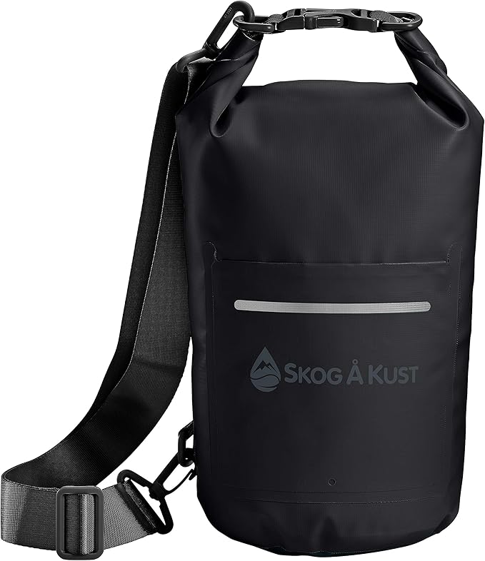Skog Å Kust DrySak - Roll Top Waterproof Bag for Travel &amp Outdoors - 5 10 &amp 20 Liter sizes