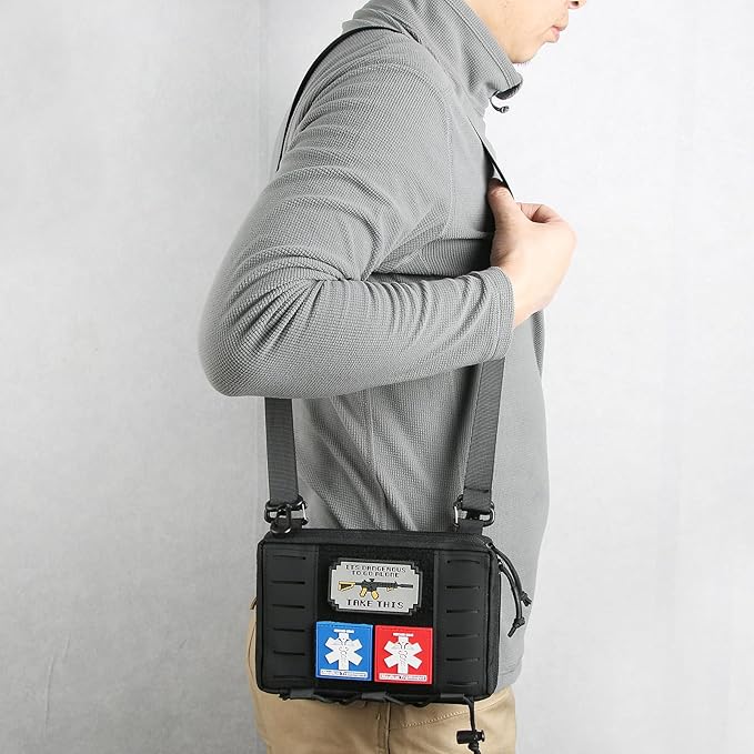 Tactical Shoulder Bag Multifunctional Molle Outdoor Crossbody Bag EDC Tool Organizer Casual Sports Gym Bag
