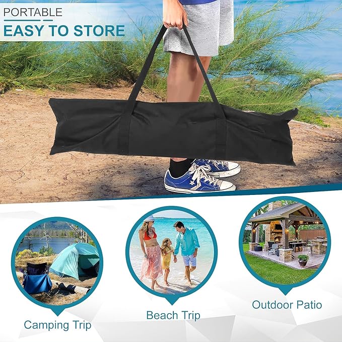 NChanmar Hammock Stand Portable 450lbs Capacity Heavy Duty Steel Frame Hammock Frame with Portable Carrying Case（Stand Only Weather Resistant 2-People 114in X 48in X 45in