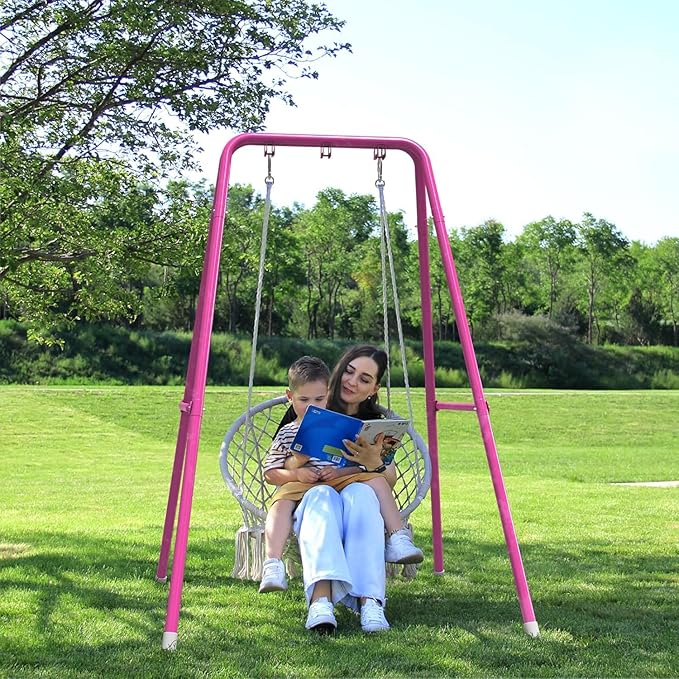 G TALECO GEAR Hammock Chair StandHeavy-Duty Steel 300LBS Multi-Use Hammock Stand for Outdoor Indoor Swing Chair not Include