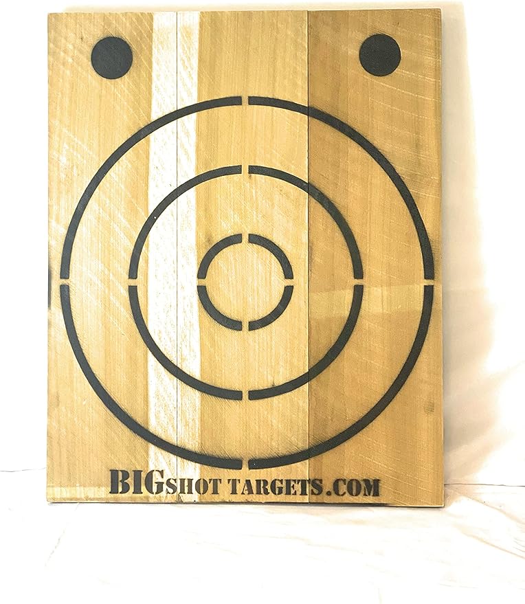 BIGSHOT Heavy Duty Wooden Axe Target- for Throwing Axe Tomahawk Throwing Knives Throwing Stars Hatchet