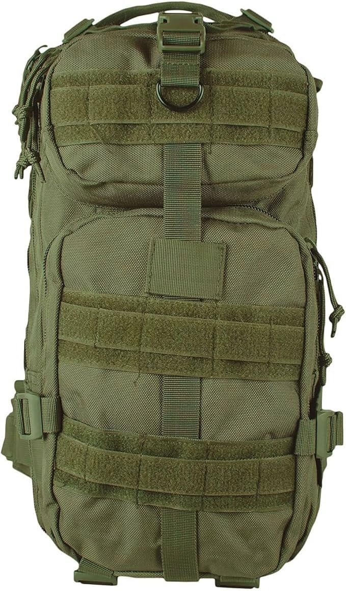 FOX OUTDOOR PRODUCTS Medium Transport Pack | 29L Tactical Backpack with Organizer Pockets MOLLE Webbing &amp Hydration Sleeve Olive Drab