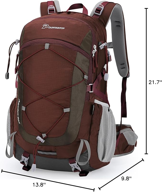 MOUNTAINTOP 25L/40L Hiking BackpackLightweight Travel Backpack for Men Women Outdoor Backpacking Camping