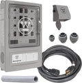 Westinghouse 30 Amp Transfer Switch Kit with 8 Circuits Compatible with Generators up to 7500 Running WattsGrey