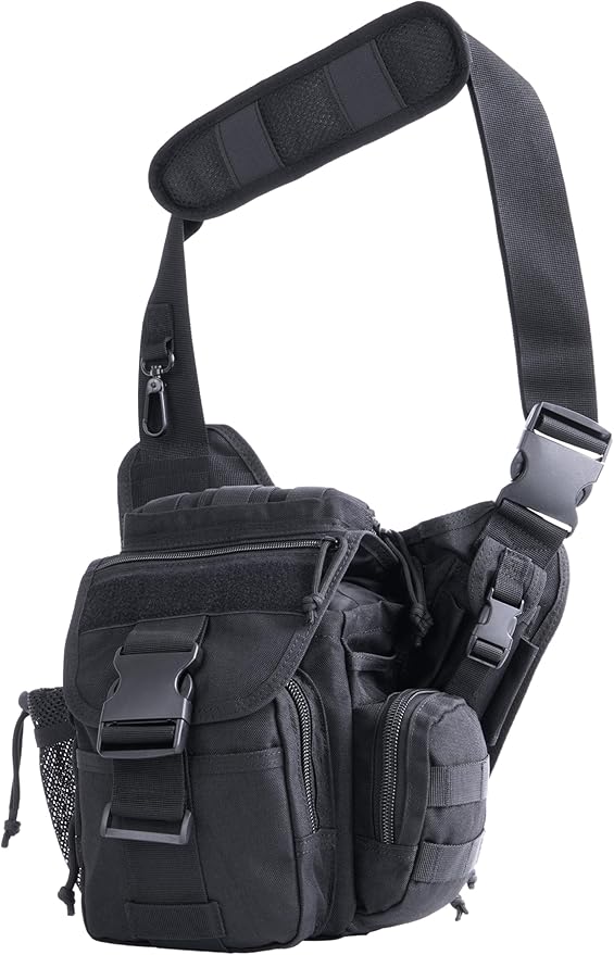 Tactical Sling Bag EDC Crossbody Pack Single Shoulder Backpack Messenger Bag for Outdoor &amp Urban Use 5L