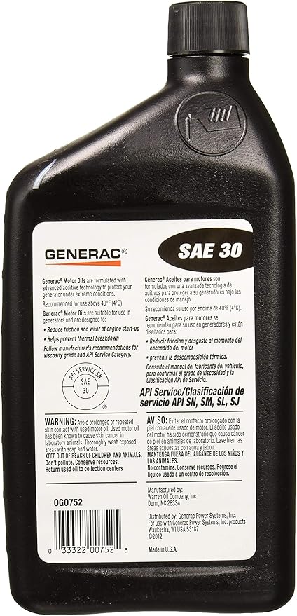 Generac 6840 Maintenance Kit - Reliable Maintenance for Optimum Performance for 5500W to 8000W Portable Generators