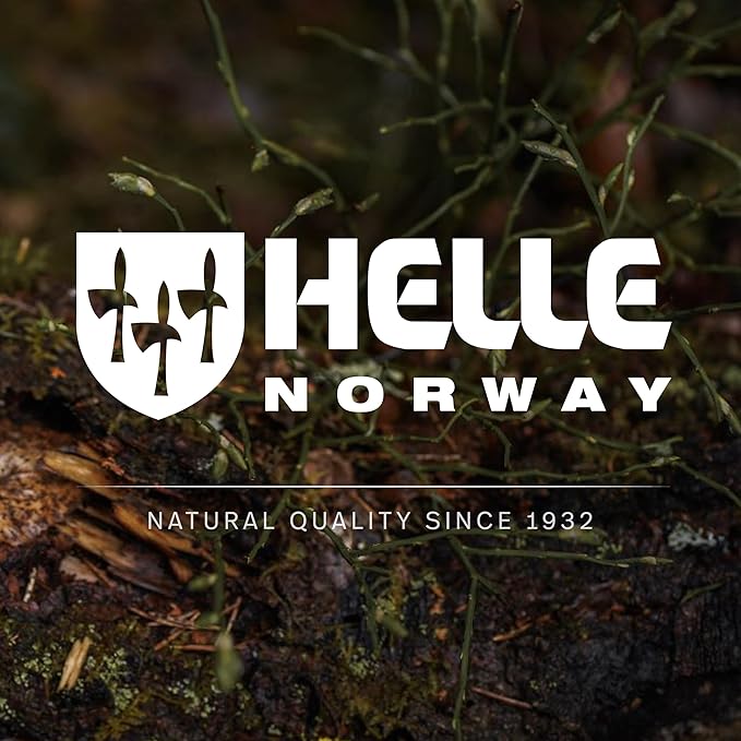 HELLE Knives - Eggen Stainless Steel - Outdoor Camping Knife Stick Tang Fixed Blade with Sheath Curly Birch Handle Made in Norway