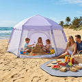 Porayhut Large Pop Up Play Tent for Kids 78 Instant Toddler Playhouse with Removable Floor &amp UV50+ Sun Shade 360° Mesh Mosquito-Free Tent for Indoor Outdoor Beach Backyard Fits 4 Kids