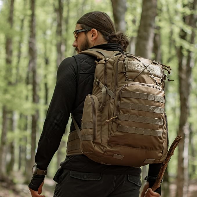 Mardingtop Military Tactical Backpack for Men 40L Molle Rucksack Assault Pack EDC Daypack for HikingTravelCamping Hunting