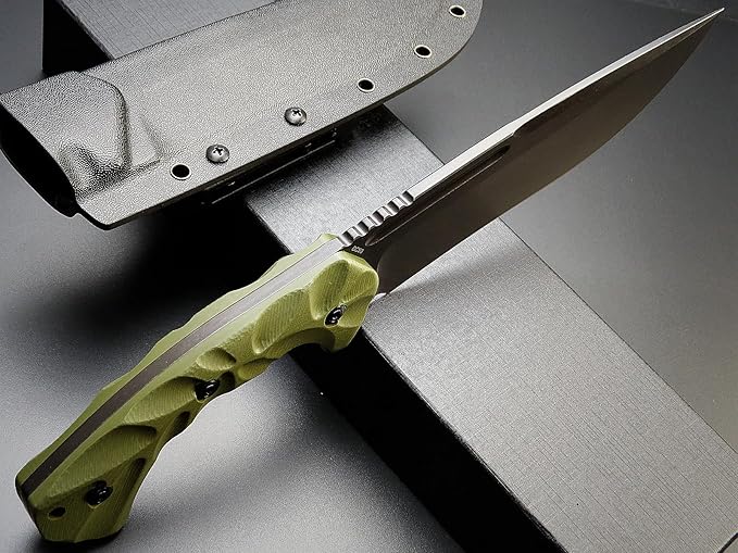 Eafengrow EF145 Fixed Blade Knife DC53 Steel Blade G10 Handle Full Tang EDC Tool Straight Knife for Working Camping Adventure