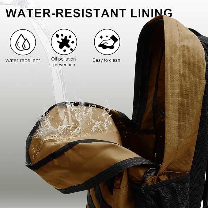 Wrangler Tradesman Backpack Water Resistant Casual Daypack for Travel Work School Unisex Laptop Backpack with Notebook Sleeve