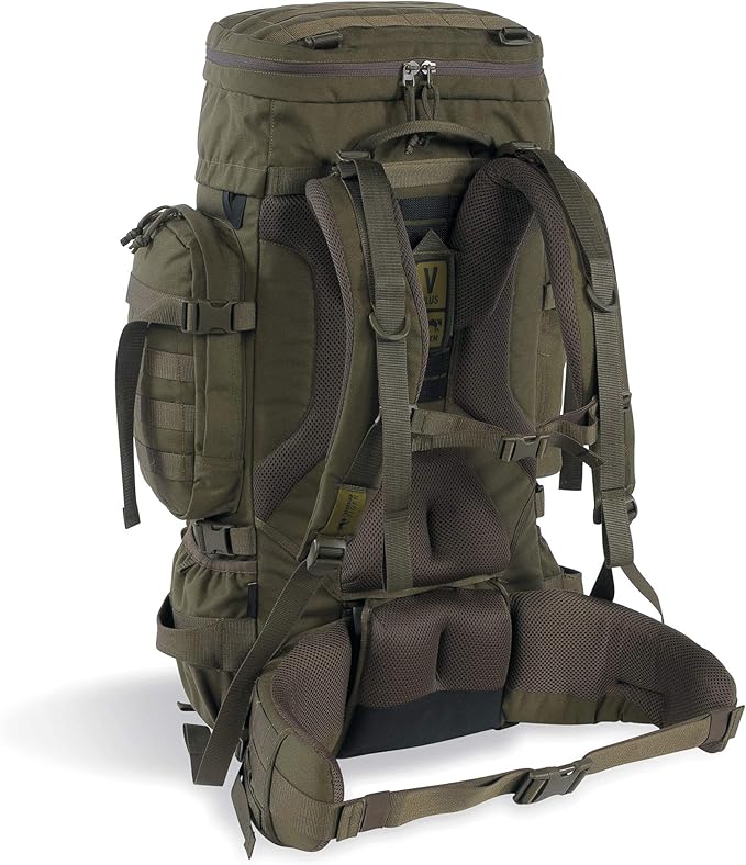Tasmanian Tiger Raid Tactical Backpack MKIII - 52-Liter V2 Plus Carrying System with MOLLE System and Detachable Hip Strap Olive - 52 Liter