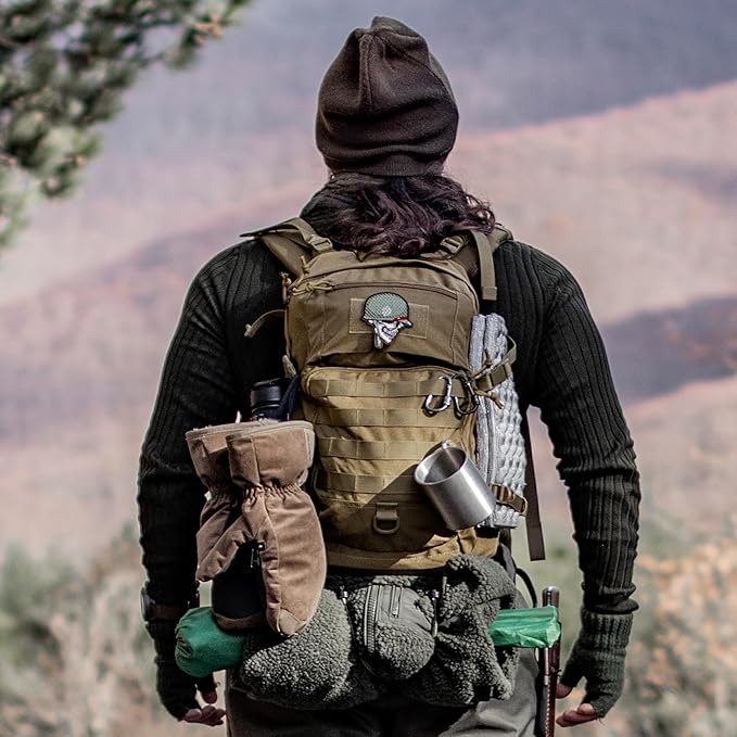 Mardingtop Military Tactical Backpack 25L Molle Hiking Backpack for BackpackingCycling and Biking
