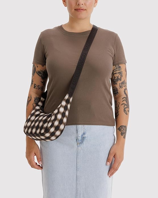 BAGGU Small Nylon Crescent Bag