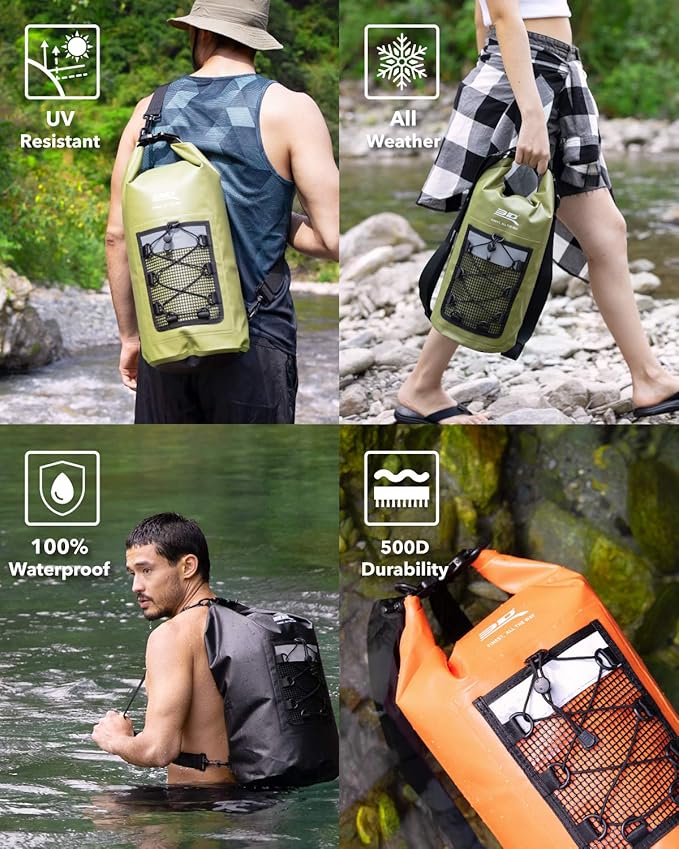 3D MAXpider Roll Top Dry Bag Backpack