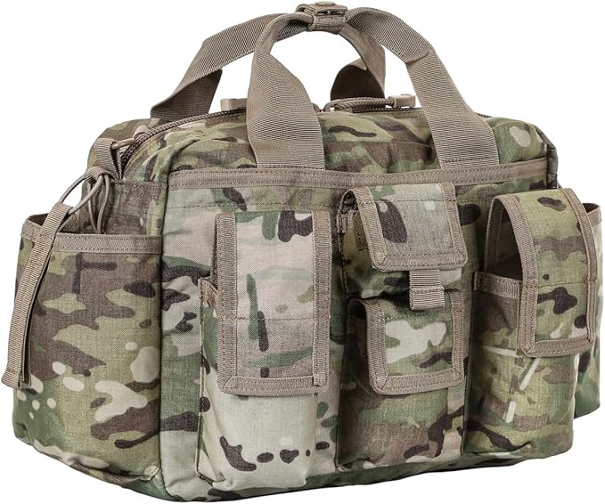 LAPG Tactical Bail Out Gear Survival Bug Out Hunting &amp Hiking Range Bag with Shoulder Strap &amp Carry Handle