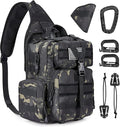 G4Free Large Tactical EDC Sling Bag Backpack Military Molle Bag Single Strap Shoulder Backpack for Men | EDC Adjustable Holder