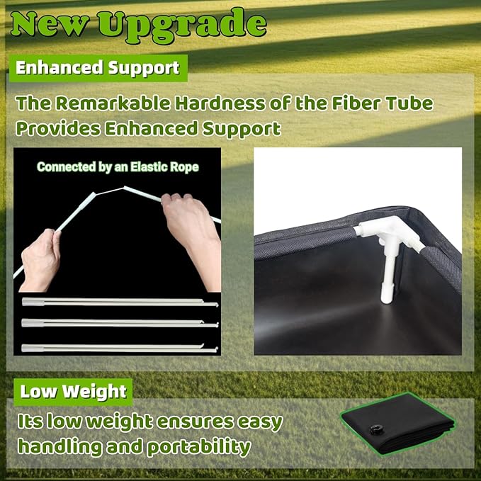 Portable Shower Pan 41 x 41 x 5 Foldable Outdoor Camping Furniture Shower Stall Base with Drain Ideal for RV Shower Tent Awning Enclosure