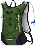 Lightweight Hydration Backpack Running Backpack with 2L Water Bladder Hydro Water Daypack for Cycling Hiking Rave for Men Women