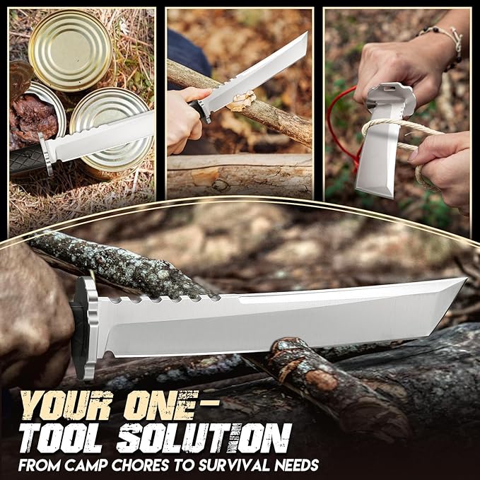 Purple Dragon Damascus Camping Knife &amp Japanese Tanto with Sheaths