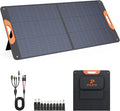 ZOUPW 110 Watt Portable Solar Panel for Jackery Explorer 300/500/Ecoflow/Anker Solix/Bluetti Foldable Monocrystalline Solar Charger IP67 Waterproof Offgrid Power for Camping RV Battery Backup