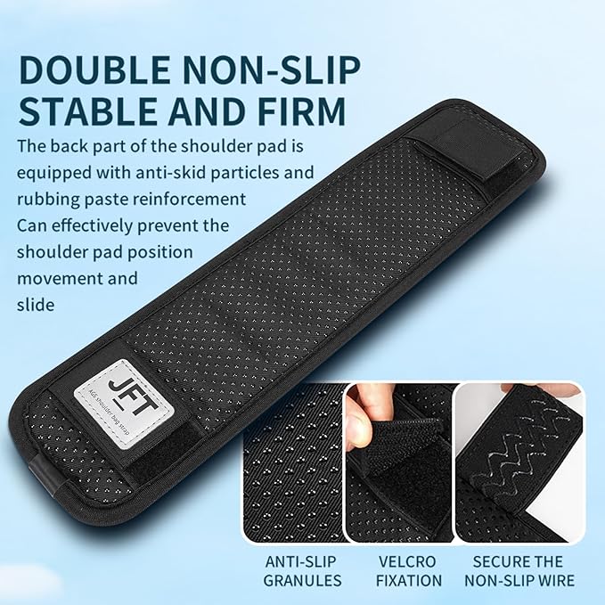 JFT Backpack Strap Pads with Air Cushions for Duffle Bag Anti-gravity Decompression Anti-Slip Ventilation and Heat Dissipation Design Keep Dry(2 PCs)