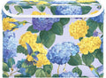 Storage Bins with Lids Storage Containers Box Organizer Bin Basket with Handles for Closet Shelves Clothes Stackable Foldable Decorative Blue Hydrangeas Hummingbirds