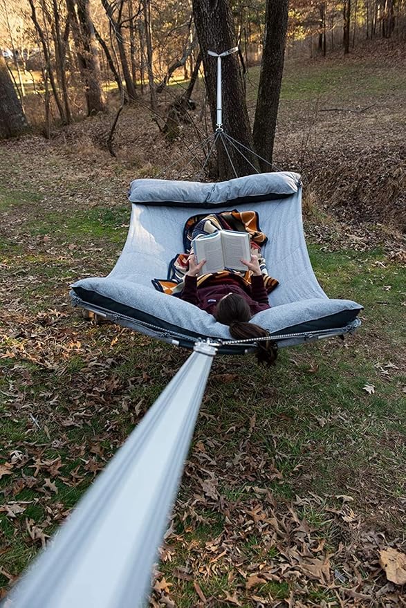 ENO Apollo Suspension System - Tree Strap for Hammock - Hammock Accessories for Backyard Patio or Balcony Furniture and Decor - Grey/Charcoal