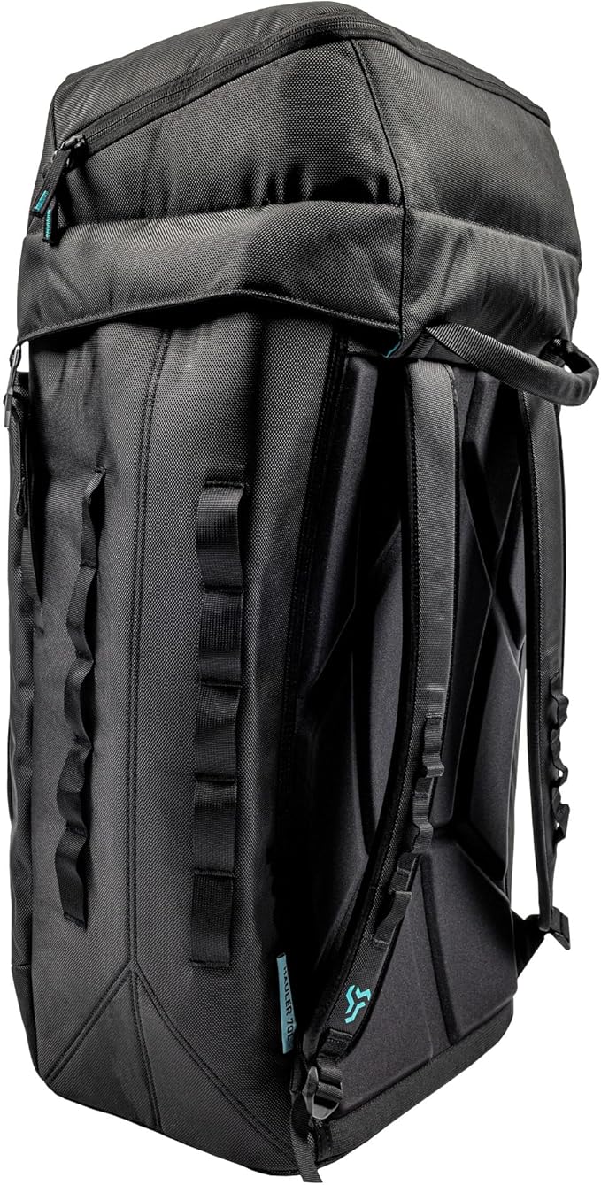 Notch Hauler Free-Standing Backpack 70 Liter Carrying Capacity Integrated Helmet Compartment 4 Gear Handles Sculpted Shoulder Straps Weather-Resistant 1680 Denier Fabric (99715)