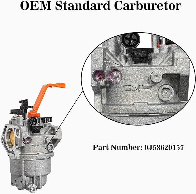 fullas SP Generator Carburetor Assembly for Generac GP7500 GP8000 GP8000E 420cc Portable Generator OEM Part 0G8442A112